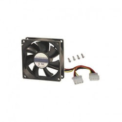 Waytex 19350 système de refroidissement d’ordinateur Boitier PC Ventilateur 8 cm Noir 1 pièce(s)