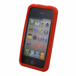 Waytex 74148R, Housse, Apple, iPhone 4 & 4s, 8,89 cm (3.5"), Rouge
