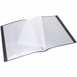 Protège documents A4 WAYTEX 931400 40 vues 20 pochettes couverture polypro souple noir