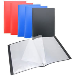 Lot de 6 Protèges Documents A4 WAYTEX 931410P 60 Vues 30 Pochettes Couverture Polypro Souple couleurs assorties