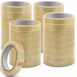 Ruban adhésif transparent brillant WAYTEX - Pack de 32 rouleaux - Largeur 19mm - Epaisseur 50 microns