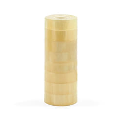 Pack de 8 Rubans adhésif de bureau transparent brillant WAYTEX 930920 largeur 19 mm rouleau de 33m Epaisseur 50 microns