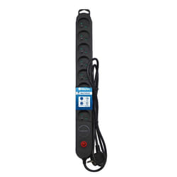 Multiprise parasurtenseur - WAYTEX - 52134 - 8 prises 16A - Câble 15m - Sécurité enfant