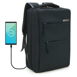 Sac à Dos Ordinateur 15 Pouces - WAYTEX - Imperméable - Noir