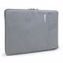 Housse ordinateur portable 15 pouces imperméable anti rayure textile solide imperméable Gris