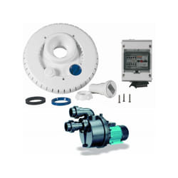 Kit pompe 63m3/h + facade + coffret électrique pour nage à contre courant Espa ncr2 nadorself 300 mono