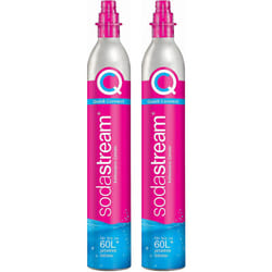 Sodastream - Lot de 2 cylindres de gaz co2 60l quick connect pour machine à gazéifier 2 x cylindre quick connect