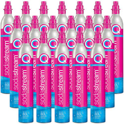 Lot de 18 cylindres de gaz co2 60l quick connect pour machine à gazéifier Sodastream 18 x cylindre quick connect