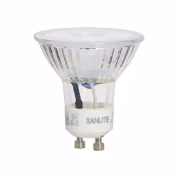 Ampoule LED spot qui ne consomme que 5,5 Watt pour une équivalence de 50 Watt éclairé, ce produit développé par Xanlite offre ...