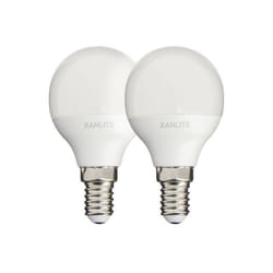 Xanlite - Lot de 2 ampoules led P45 - culot E14 - classique - PACK2EV470PCW
