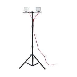 Xanlite - Projecteur de Chantier led sur Pied, Filaire, x2 Têtes, 10 w, 2 x 800 Lumens - PR10W2T