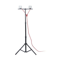 Xanlite - Projecteur de Chantier led sur Pied, Filaire, x2 Projecteurs 20 w, 2800 Lumens - PR20W2T