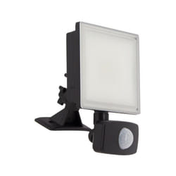 Xanlite - Projecteur led Mural Noir, Détécteur de Mouvement Inclus,20 w, 1600 Lumens