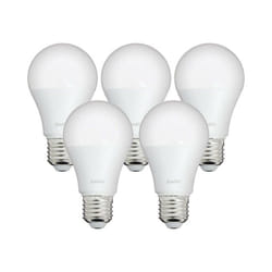 Lot x5 Ampoules led standard, culot E27, cons. 9W, eq. 60W, blanc chaud - PACK5EE806G - Xanlite