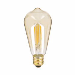 Description générale L'ampoule LED ST64 Edison au verre ambré est conçue pour apporter une touche vintage et chaleureuse à vo ...