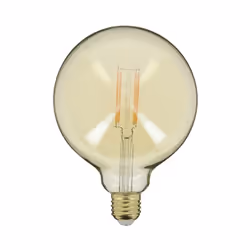 Ampoule LED Globe (G95) / Vintage au verre ambré, culot à vis E27 permettant une installation simple et rapide Température de ...