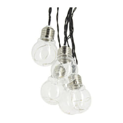 Guirlande led Blanc Froid, x10 ampoules, 5m Extensible, Transfo Inclus - GRL5PCWT - Xanlite