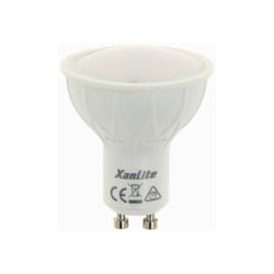 Xanlite - Ampoule LED spot, culot GU10, 5,5W cons. (35W eq.), lumière blanc chaud, 150 lumen en autonome - SG400SEL