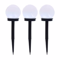 Description générale Pack de 3 petites balises solaires RVB. Simples d'utilisation et discrètes, ces balises apporteront une  ...