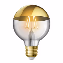 Description générale Ampoule LED G95 Gold, culot E27, 8W (équivalent à 62W), 850 lumens, lumière blanc chaud. Cette ampoule v ...