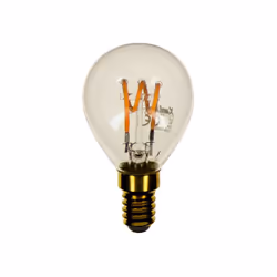 Ampoule LED (P45) / Vintage, culot à vis E14 permettant une installation simple et rapide Température de couleur de 1800K d’a ...