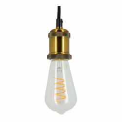 Ampoule LED (ST64) Edison / Vintage, culot à vis E27 permettant une installation simple et rapide Température de couleur de 1 ...