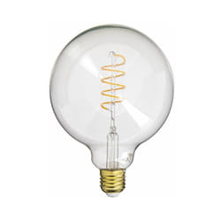 Ampoule led G125, culot E27, 4W cons. (28W eq.), lumière blanc chaud - RFDE280B125S - Xanlite