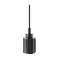 Xanlite - Suspension à douille en aluminium, finition pointes de diamant argentées, culot E27 - SDV03EB