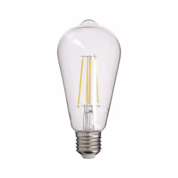Description générale Ampoule à filament LED Edison avec culot à vis E27, cette ampoule permet une installation simple et rapi ...