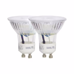 Lot de 2 ampoules spot Consommation : 5W Équivalent à une puissance d’éclairage de 50W chez une ampoule incandescente. Grâce  ...