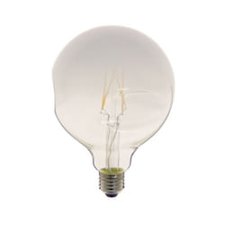 Ampoule led Globe (G125) Irrégulière au verre lacté, culot E27, 6W cons. (48W eq.), 600 lumens, lumière blanc chaud - RFDE400B125IRB - Xanlite