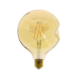 Xanlite - Ampoule led Globe (G125) Irrégulière au verre ambré, culot E27, 6W cons. (60W eq.), 806 lumens, lumière blanc chaud - RFDE400B125IRA