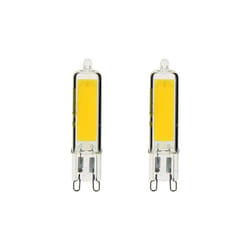 Pack de 2 ampoules RetroLED Caspule, culot G9, 3,7W cons. (40W eq.), 450 lumens, lumière blanc neutre - PACK2ALG9400CW - Xanlite