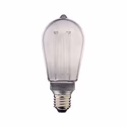 Ampoule LED déco Hologramme Edison au verre fumé, culot à vis E27 permettant une installation simple et rapide Température de ...