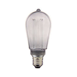 Xanlite - Ampoule LED déco Hologramme Edison au verre fumé, culot E27, 4W cons., 100 lumens, lumière blanc chaud - RFDHE200STSF