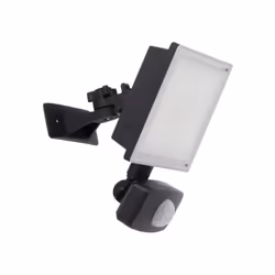 Xanlite - Projecteur Mural LED Noir, Détécteur de Mouvement Inclus,10 W, 800 Lumens - PR10WMD