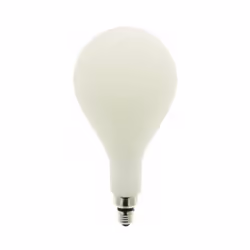 Ampoule LED déco éclairante Poire (grande goutte) Opaline au verre lacté, culot à vis E27 permettant une installation simple  ...