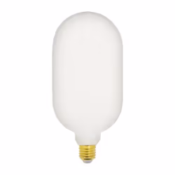 Ampoule LED déco éclairante Gas Bottle Opaline au verre lacté, culot à vis E27 permettant une installation simple et rapide T ...