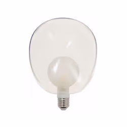 Ampoule LED déco, double verre, forme "egg". Grâce à sa température de lumière de 4000K, elle délivre un Blanc neutre. Avec s ...