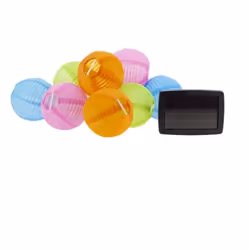 Description générale La guirlande LED solaire avec 8 boules multicolores mesure 5 mètres de long et offre une température de  ...