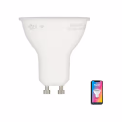 Description générale Découvrez l'ampoule LED connectée GU10 Spot de 5W, idéale pour un éclairage moderne et efficace. Avec un ...
