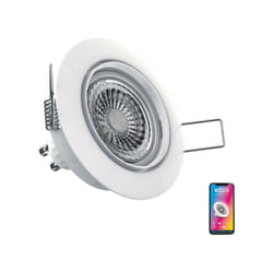 Ampoule led connectée éclairage blancs + couleurs, GU10 Spot encastrable orientable 5W Variation de couleur et luminosité - KSP50ABRVBCCT - Kozii