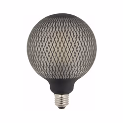 Description générale Ampoule Déco LED Filament G125 avec culot à vis E27, offrant une touche élégante à votre intérieur grâce ...