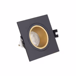 Spot LED encastré moderne avec ampoule GU10 incluse Grâce à sa température de lumière de 2700 K, elle délivre un blanc chaud  ...