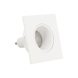 Xanlite - Lot 3 Spots GU10 50W 2700K Carré orientable Blanc IP20