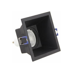 Xanlite - Spot GU10 50W 2700K Carré profond Noir IP20