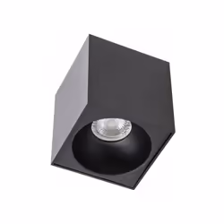 Plafonnier LED en sailli finition aluminium avec ampoule GU10 incluse Grâce à sa température de lumière de 2700 K, elle déliv ...