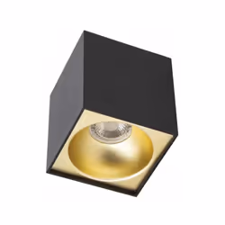 Plafonnier LED en sailli finition aluminium avec ampoule GU10 incluse Grâce à sa température de lumière de 2700 K, elle déliv ...