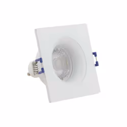 Pack de 3 spots encastrés LED finition aluminium avec ampoules GU10 incluses Grâce à leur température de lumière de 4000 K, e ...