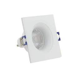 Xanlite - Lot 3 Spots GU10 50W 4000K Carré Blanc IP44